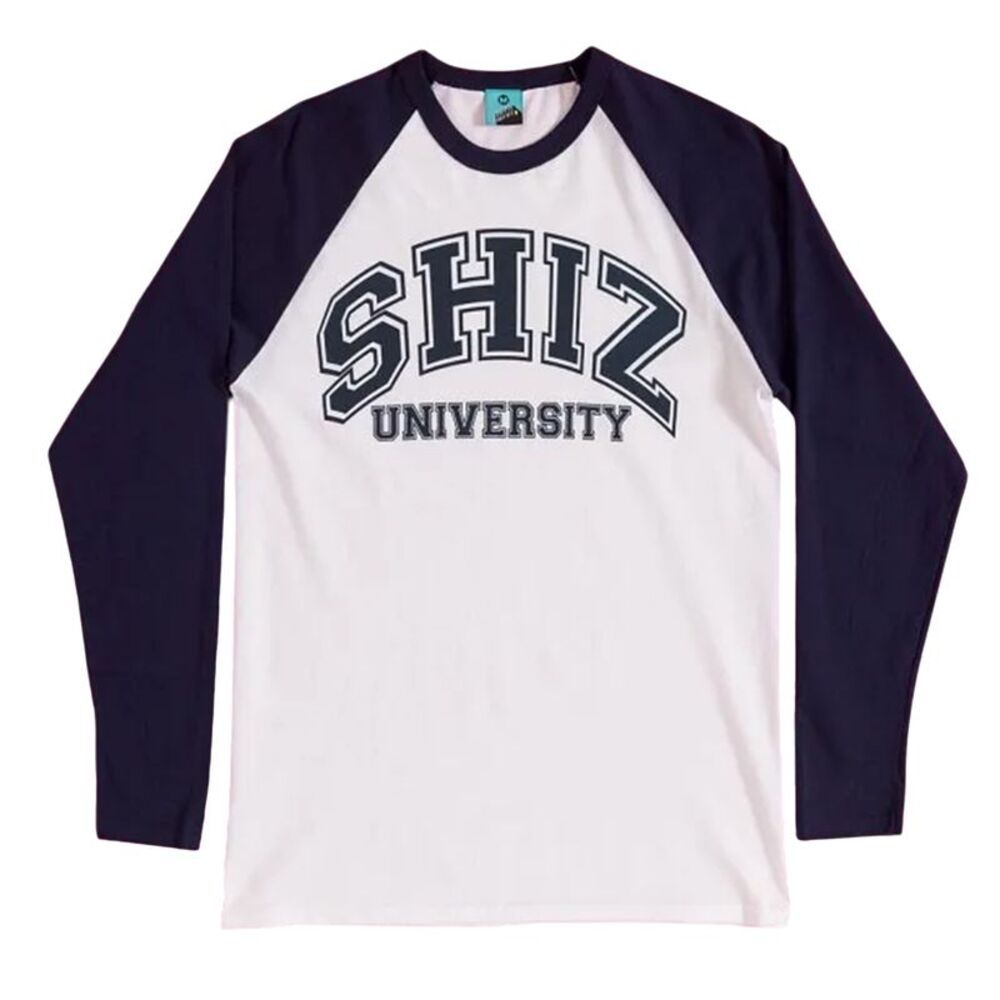 Wicked Unisex Adult Shiz University T-Shirt / White/Navy